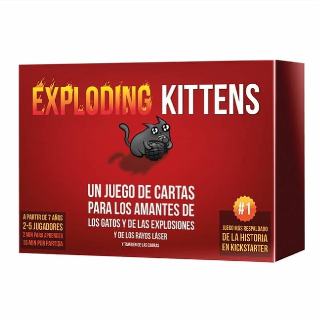 Juego de Mesa Exploding Kittens Exploding Kittens de Cartas para Amantes de los Gatos