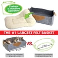 thumbnail image 6 of Kitty City Felt Lounge Sleeper Bed, 6 of 7