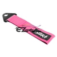 thumbnail image 2 of Universal Pink High Strength Racing Tow Strap For Front Rear Bumper Hook Car Rope Ribbon, 2 of 5