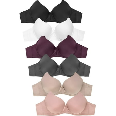 

Women s Basic Plain Lace Bras Petite to Plus Size Pack of 6- Various Styles