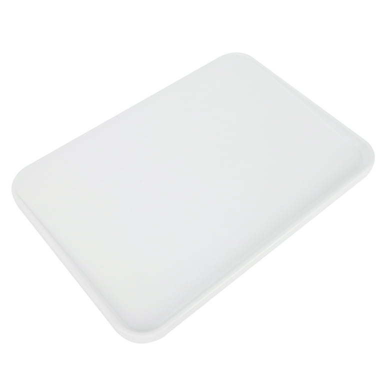 1pc White Plastic Cutting Board For Kitchen