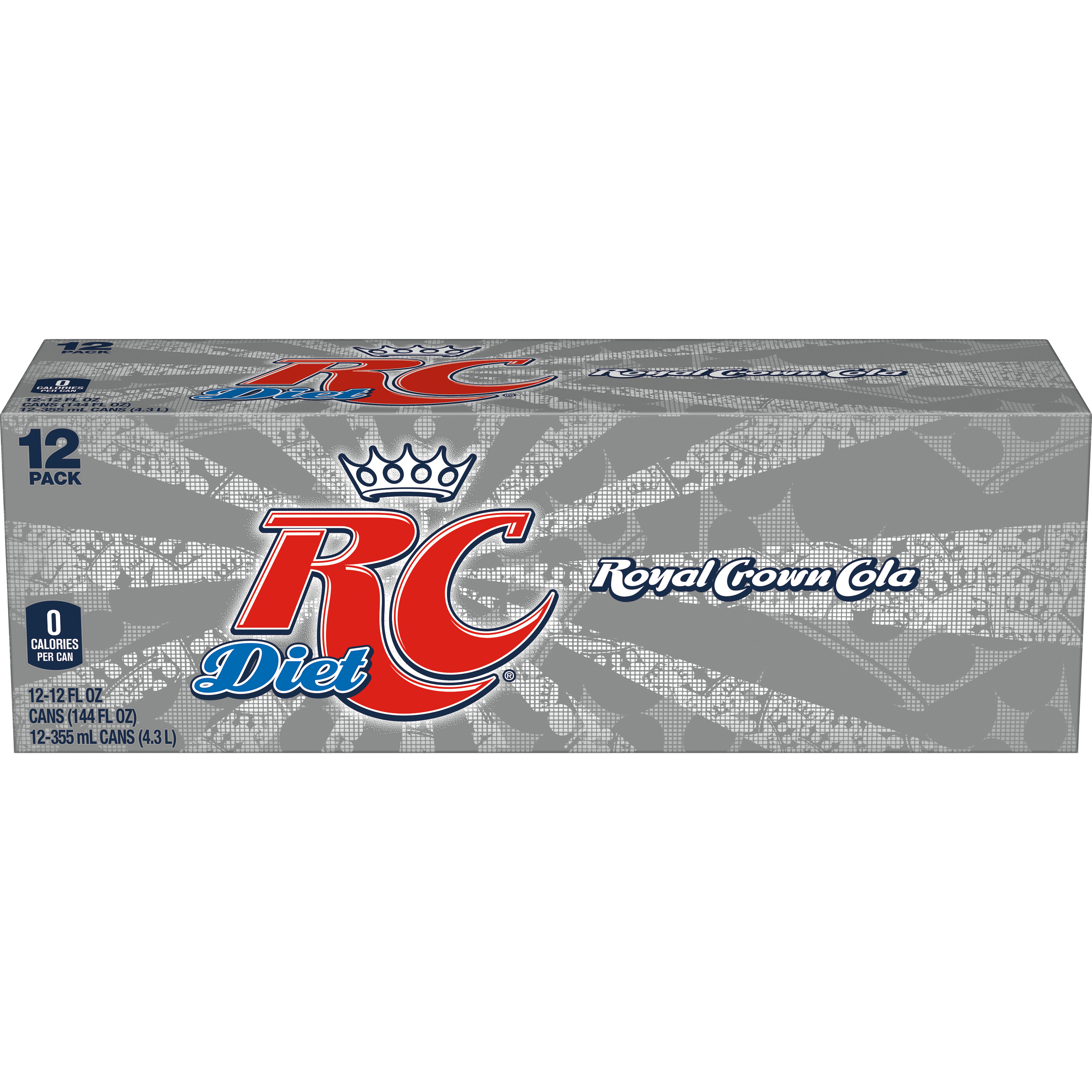 Diet RC Cola Soda Pop, 12 fl oz, 12 Pack Cans - image 5 of 10