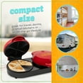 thumbnail image 7 of Taco Tuesday Double Quesadilla Maker Station with 5-Inch Cooking Surface and 6-Slice Sealing, 7 of 7