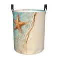 thumbnail image 1 of Fotbe Starfish On The Sand Beach Cesto de Ropa con Asas, Cesto Impermeable de Gran Capacidad, Bolsa de Lavado para Dormitorio, Cesto de Ropa con Ruedas y Asas-Medium, 1 of 6