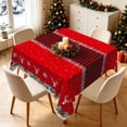 thumbnail image 4 of Tchckioa Merry Christmas Square Tablecloth,Waterproof Table Cloth for Kitchen,52x52 Inch, 4 of 7