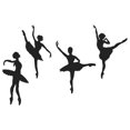 thumbnail image 2 of Creative Girl Combination Wall Stickers Children's Room Home Decoration, 2 of 8