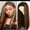 Dark Brown with Honey Blonde Highlights, variant on QUEENTAS Long Headband Wig for Women 22 Inch Straight – Pre Plucked Natural Hairline Glueless Synthetic Wig Heat Resistant Tangle-Free for Daily Party Use (Black)