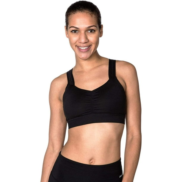 Handful Womens Y-Back Bra, High Support, Racerback Sports Bra with  Removable Pads, Wire Free Yoga Bras 