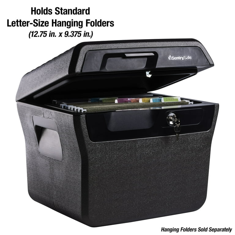 Sentry Safe - Waterproof Fire-Resistant File, 0.66 Cu ft,16.63w x 13.88d x 14.13h, Charcoal Gray Sentry Safe - Waterproof Fire-Resistant File, 0.66 Cu ft,16.63w x 13.88d x 14.13h, Charcoal Gray