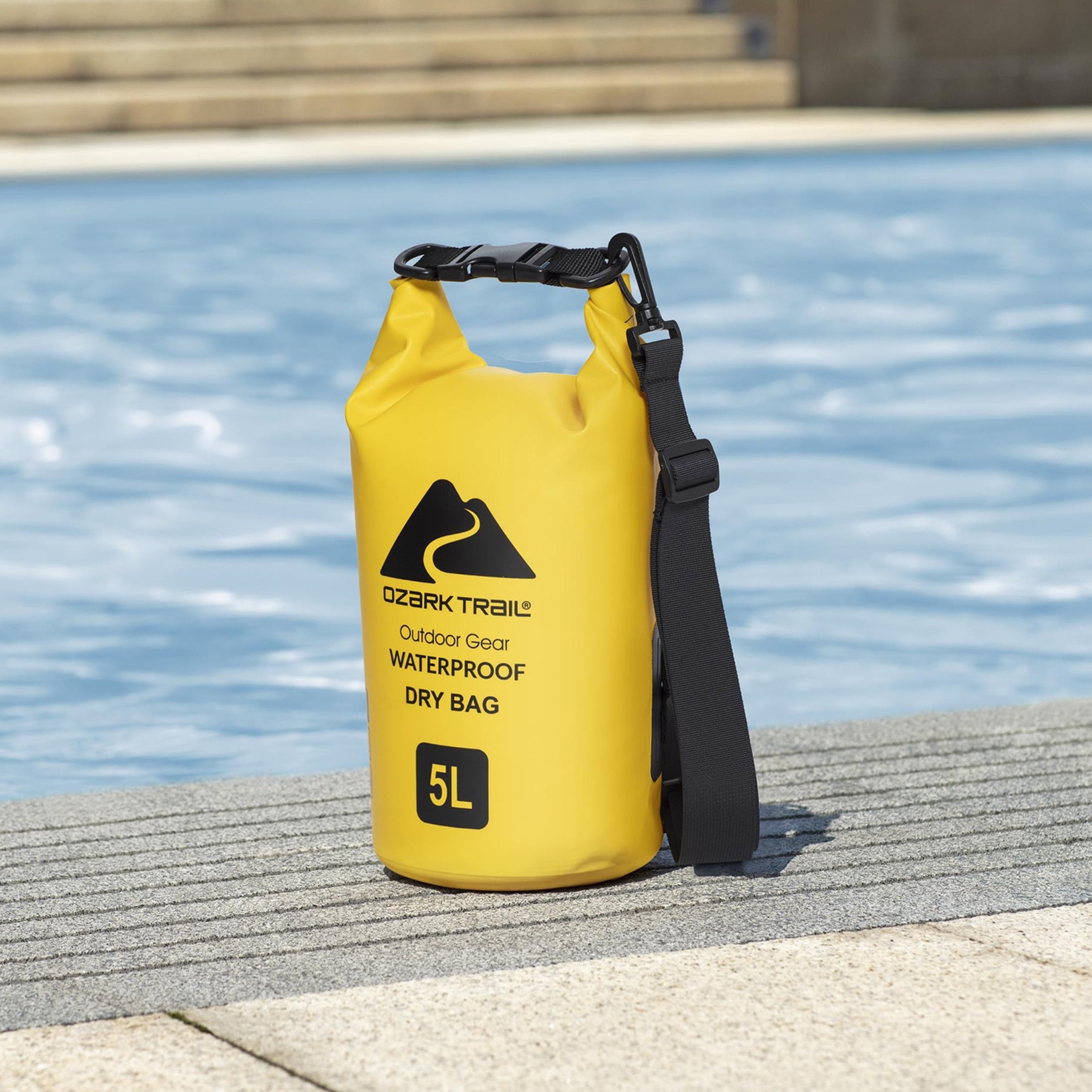 Ozark Trail Waterproof Tritech 5L Dry Bag with Shoulder Strap