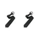 thumbnail image 4 of Qarigey Retro Narrow Tie Skinny Necktie Slim Pull Matching Rope Tie Smooth Full Neckwear Convenient for Bridegroom Party Dress Negro 2Conjunto, 4 of 6