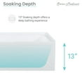 thumbnail image 4 of Ivy 60" x 30" Left-Hand Drain Alcove Bathtub with Apron, 4 of 12