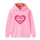 thumbnail image 4 of Sudadera con capucha de forro polar con estampado de dibujos animados de Barbie para niña, sudadera Kawaii de manga larga, ropa para bebé, primavera y otoño, 4 of 5