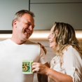 thumbnail image 3 of 3drose, Sleek Lines and Salad Converge in Modern Harmony, 11oz Two-tone Green Mug, 3 of 6