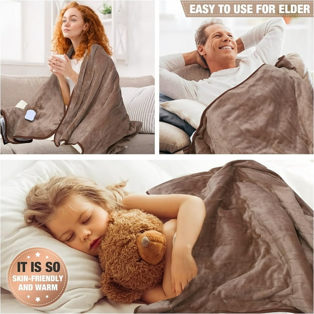 Teddy bear electric blanket sale