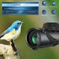 thumbnail image 4 of Telescopio monocular, monocular impermeable de alta definición 12x50 para adultos y niños: soporte rápido para teléfono Bak4 Prism para observación de aves, caza, C kaili Sencillez, 4 of 5