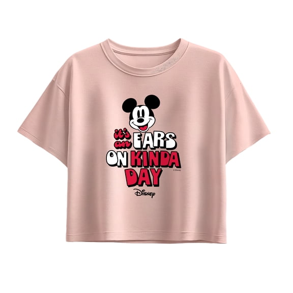 Disney - Ears on Kinda Day - Youth Girls Boxy T-Shirt