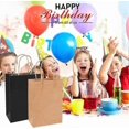 thumbnail image 4 of 25 Kraft Bag, Paper Bag, Gift Bag, Kraft Bag 21 * 11 * 27 Cm, Gift Pouch, Black, 4 of 4