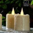 thumbnail image 4 of Velas votivas LED recargables FREEPOWER 5 x 7,5 cm impermeables, 4 of 9