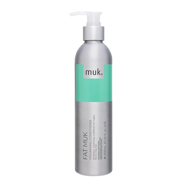 MUK. Acondicionador voluminizador graso para cabello frágil, fino y flácido - Acondicionador espesante y voluminizador con humedad sin peso para cabello más fuerte con volumen y brillo mejorados 300 m