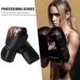 thumbnail image 3 of 2 guantes de boxeo para hombres y mujeres entrenamiento de Karate Muay Thai MMA Sanda Hugtrwg  Para estrenar, 3 of 9