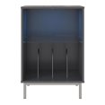 thumbnail image 4 of Ameriwood Home Support de Tourne-Disque Lumina en Gris Graphite, 4 of 9