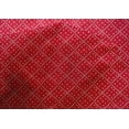 thumbnail image 4 of oneOone Cotton Silk Red Fabric Geometric Bandhani Craft Projects Decor Fabric Printed By The Yard 42 Inch Wide, 4 of 4