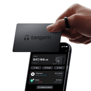 Tangem Ring Size 6 (US) - Secure Crypto Wallet - Trusted Cold Storage for Bitcoin, Ethereum, NFT's & More Coins - 100% Offline Hardware Wallet