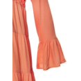 thumbnail image 6 of LASCANA Women's Flowy Flared Sleeve Dress Lace Trim, 6 of 6