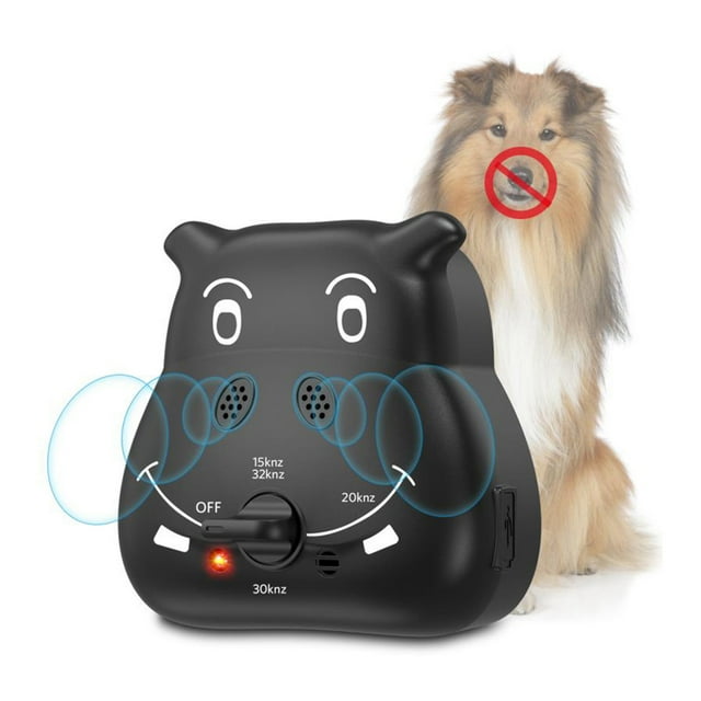 Smart Anti Barking Device For Dogs Indoor/ Outdoor 4 levels Rechargeable Pet Behavior Training Tool