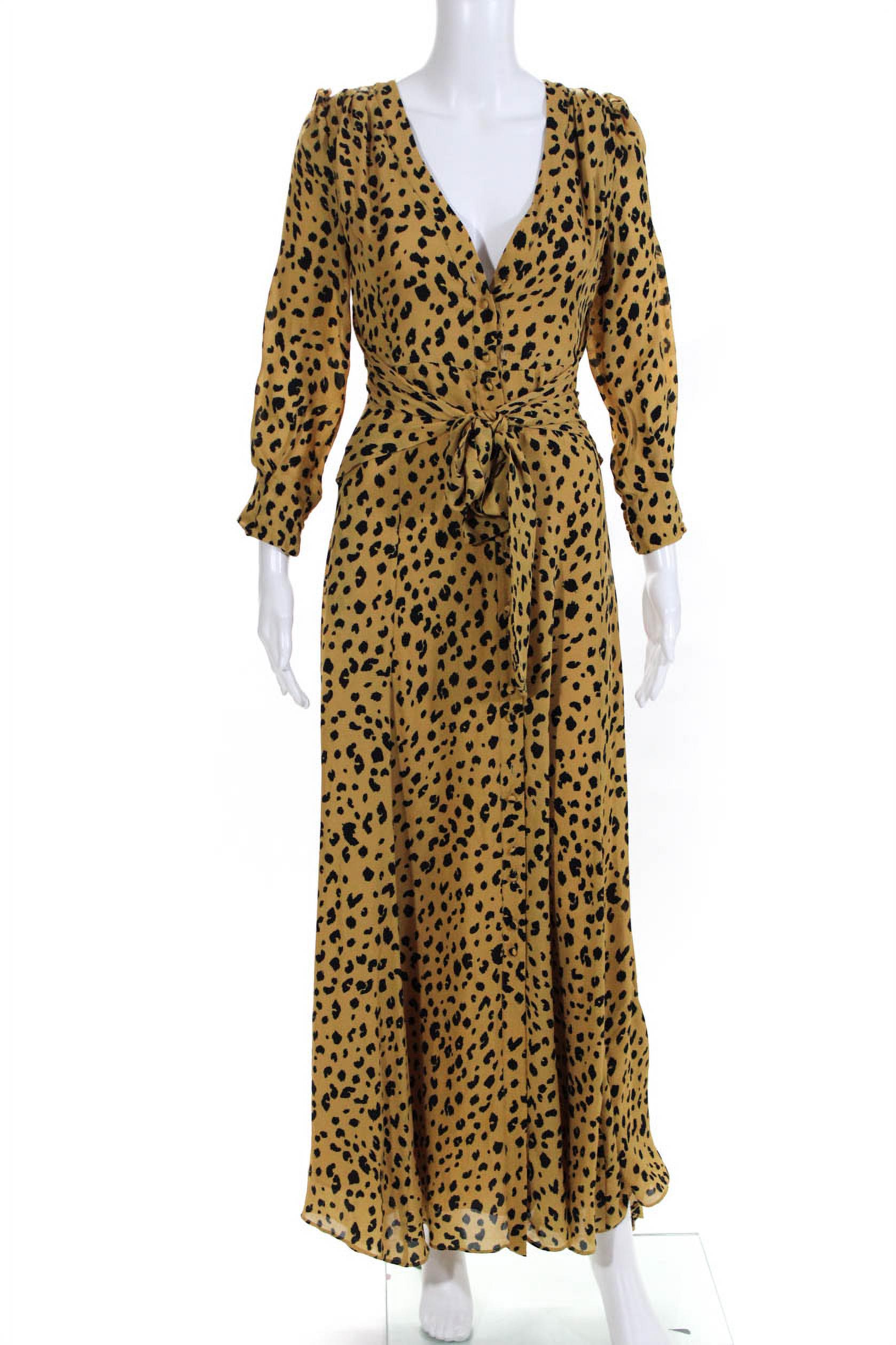 Pre-owned|Nicholas Womens Leopard Tie 