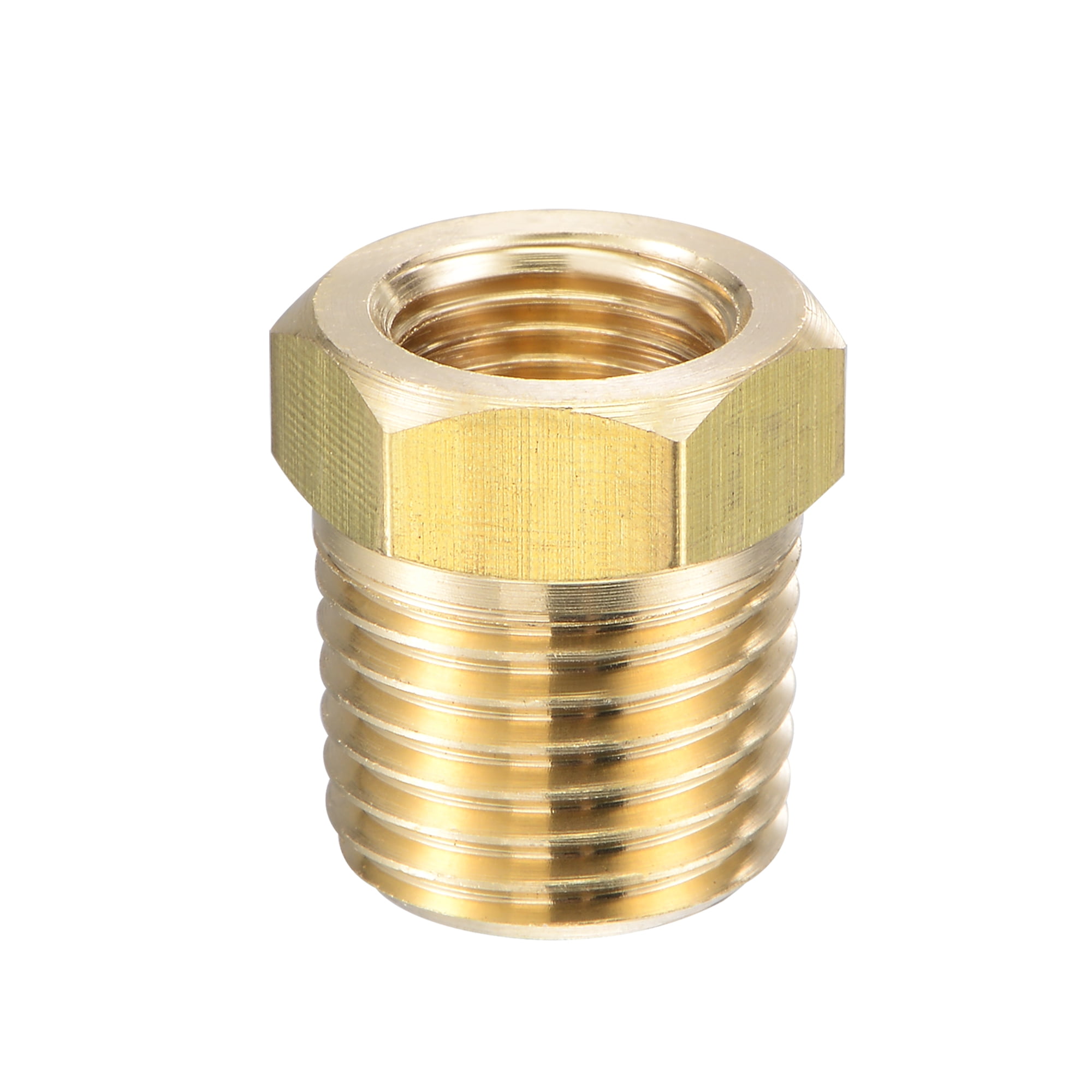Brass Pipe Fitting Reducer Adapter 1 4 Npt Male X 1 8 Npt Female For Water Oil Pressure Gauge Pack Of 1 Walmart Com Brass Pipe Fitting Reducer Adapter 1 4 Npt Male X 1 8 Npt Female For Water Oil Pressure Gauge Pack Of 1 Walmart Com