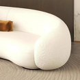 thumbnail image 3 of White Big Living Room Sofas Europe Loveseat Circle Curved Nordic Living Room Sofa Home use Luxury Sofy Do Salonu Home Furniture My Lux Decor Round, 3 of 15