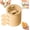 Brown-b, variant on Flower-Shaped Silicone Ice Cream Mold with Sticks,Reusable Ice Cream Easy Release Ice Pop Maker Mold,Popsicles Molds Ice CreamsSilicone Texture Dessert Supplies,Homemade DIY Frozen Treats