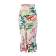 thumbnail image 5 of qolati Bikini Sets for Women 2024 One-Piece Floral Bathing Suit with Boho Cover up Wrap Skirt Two Piece Tummy Control Monokini Swimwear Beach Outfit, 5 of 6
