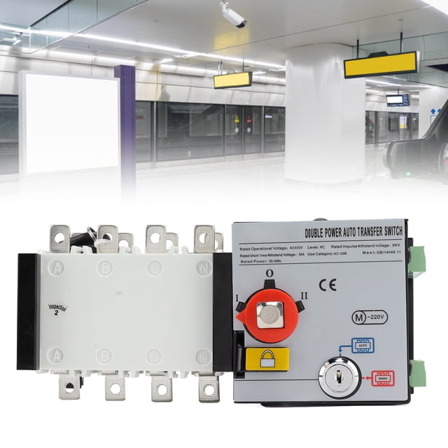 El interruptor de Transferencia del Generador de Energía Dual AC400V, LA PC Dual del interruptor de Transferencia Autica del Interruptor de Transferencia de Energía AISLÓ