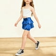 thumbnail image 5 of Ccpelsie Girls Shorts Summer Girls Running Shorts with Pockets Drawstring Kids Gym Workout Sports Shorts(Sky Blue,3-4 Years), 5 of 8