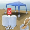 thumbnail image 4 of Sunrise Umbrella 22 lbs White Sand Bag Outdoor Canopy Weights (4 Count), 4 of 9