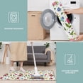 thumbnail image 6 of White Colorful Flower Leaf Pattern Kitchen Rugs Sets Of 3,Kitchen Runner Rugs Non Skid Washable,Decorative Kitchen Floor Mats for Kitchen,Sink,Laundry,17"x30"+ 17"x47" + 17"x59", 6 of 6