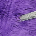 thumbnail image 2 of FREE SHIPPING!!! Purple 60" Wide 1-2'' Long Pile Luxury Shag Fur Fabric, DIY Projects by Half Yard, 2 of 3