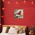 thumbnail image 3 of Stupell Industries Farmhouse Winter's Red Jewel Gold Floating Frame Canvas Art, 18 x 18, by Tina LeCour, 3 of 8