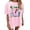 xx-Pink1454, variant on XIAONU Womens Giraffe Graphic Crew Neck T Shirt Loose Oversized Short Sleeve Tops Casual Daily Longline Tee