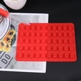 thumbnail image 4 of EeaseMX Molde de silicona con forma de oso de 50 agujeros para caramelos, chocolates y gomitas con gotero (rojo), 4 of 8