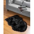 thumbnail image 2 of Faux Sheepskin Fur Area Rug, Luxury Fluffy Area Rug, Soft Furry, 2 of 4