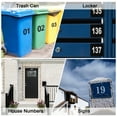 thumbnail image 6 of 3 Sheets/30 Pack Mailbox Numbers for Outside, 4" 0-9 Vinyl Stickers, Gold, 6 of 6