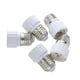 thumbnail image 1 of E27 to GU10 Lamp Light Bulb Base Socket Converter Adaptor 5 pack, 1 of 4