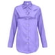 thumbnail image 3 of Camisa formal de manga larga con botones de seda para mujer: corte entallado, versátil para la oficina o eventos, tejido de poliéster, 3 of 3