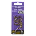 thumbnail image 1 of Brass Plated Picture Hanger 10 Pieces, 1 of 2