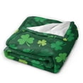 thumbnail image 3 of SPXUBZ St. Patrick's Day Flannel Fleece Throw Blanket Sofa Cozy Lightweight Blanket for Adults/Kids, 3 of 7