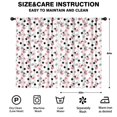 thumbnail image 2 of Blackout Kids Curtains,White Cow Dot Pattern Childrens Insulated Curtains Set Of 2,Bedroom Essentials,Toddler Room Decor 52x84in(132x213cm), 2 of 5